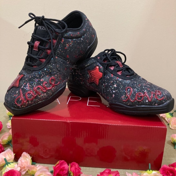 Capezio Canvas Dansneaker DSO3, size 9.5 - ONE OF A KIND! - Picture 14 of 17